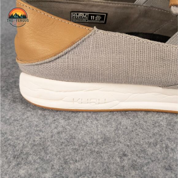 Kuru Pace Loafer Shoes Beige Tan Slip-On Classic Comfort Casual Cottage Men\'s 11 main image 6